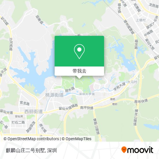 麒麟山庄二号别墅地图