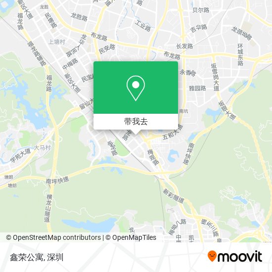 鑫荣公寓地图