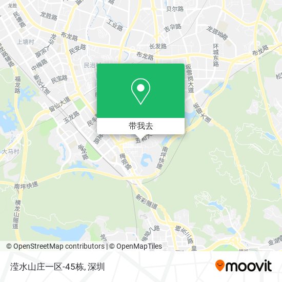 滢水山庄一区-45栋地图