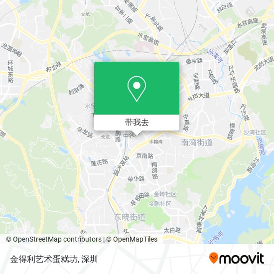 金得利艺术蛋糕坊地图