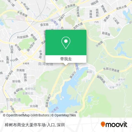 樟树布商业大厦停车场-入口地图
