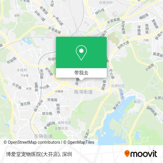 博爱堂宠物医院(大芬店)地图