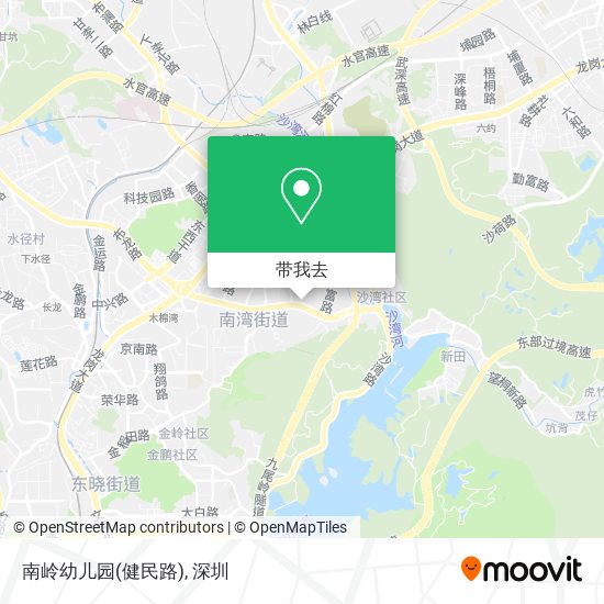 南岭幼儿园(健民路)地图