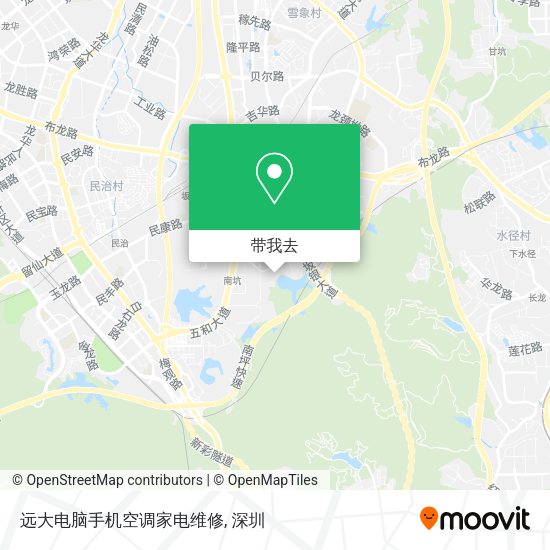 远大电脑手机空调家电维修地图