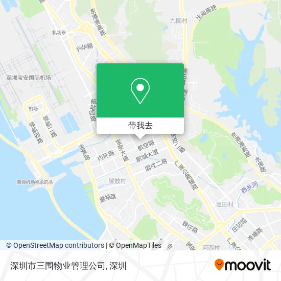 深圳市三围物业管理公司地图