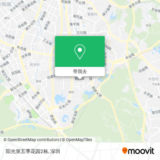 阳光第五季花园2栋地图
