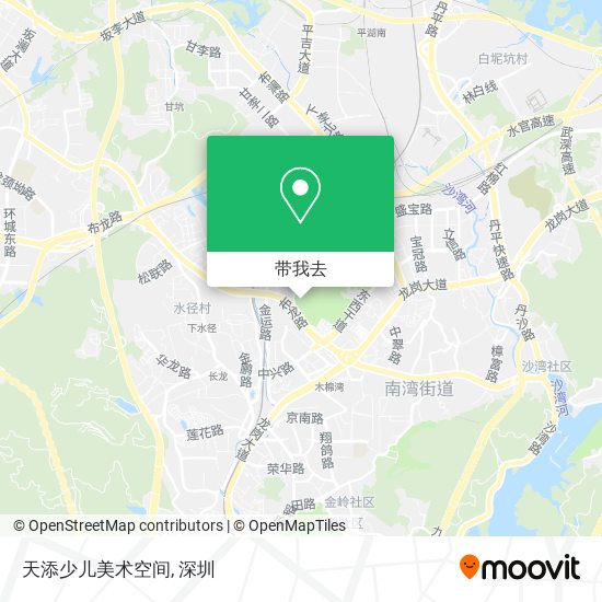 天添少儿美术空间地图