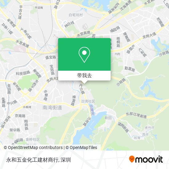 永和五金化工建材商行地图
