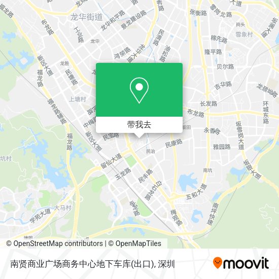 南贤商业广场商务中心地下车库(出口)地图