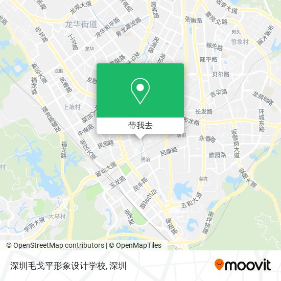 深圳毛戈平形象设计学校地图