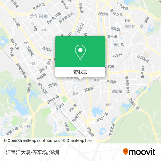 汇宝江大厦-停车场地图