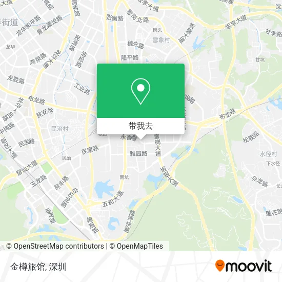 金樽旅馆地图