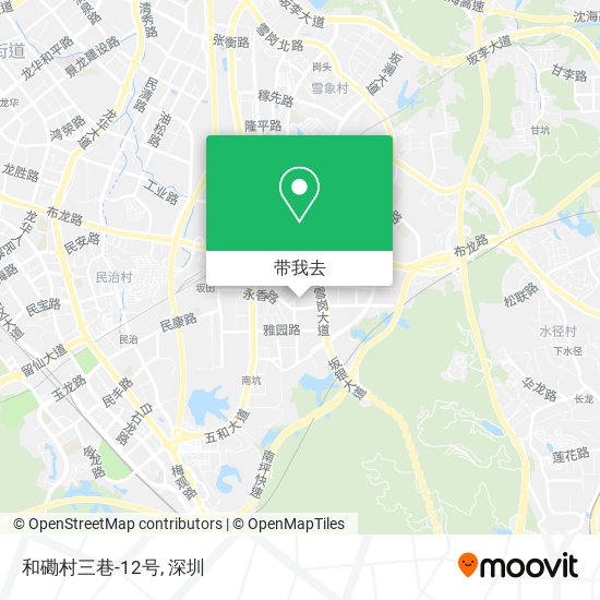 和磡村三巷-12号地图