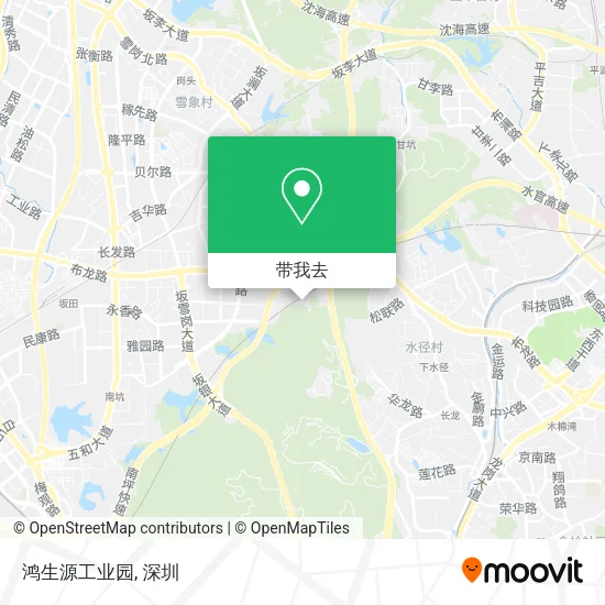 鸿生源工业园地图