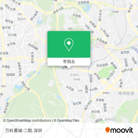 万科麓城-二期地图