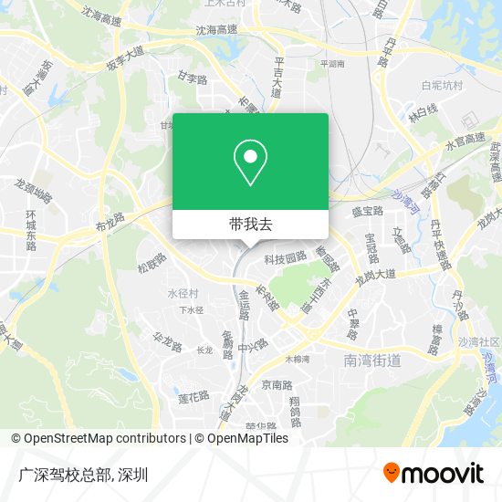 广深驾校总部地图