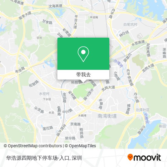 华浩源四期地下停车场-入口地图