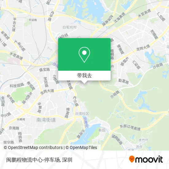 闽鹏程物流中心-停车场地图