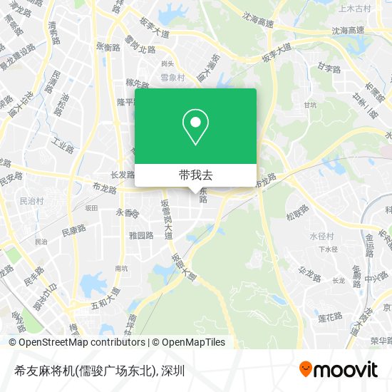希友麻将机(儒骏广场东北)地图
