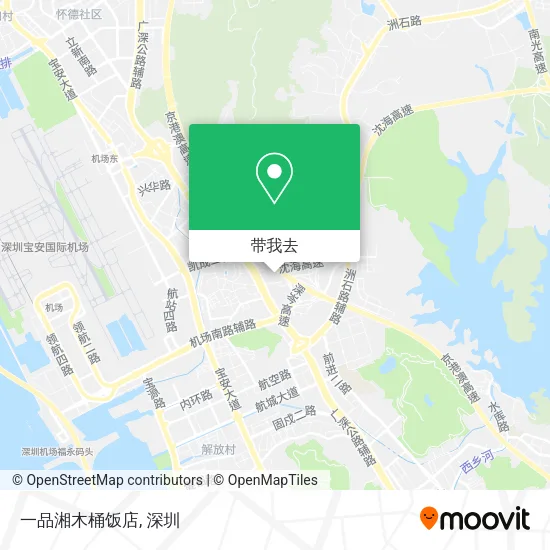 一品湘木桶饭店地图