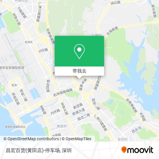 昌宏百货(黄田店)-停车场地图