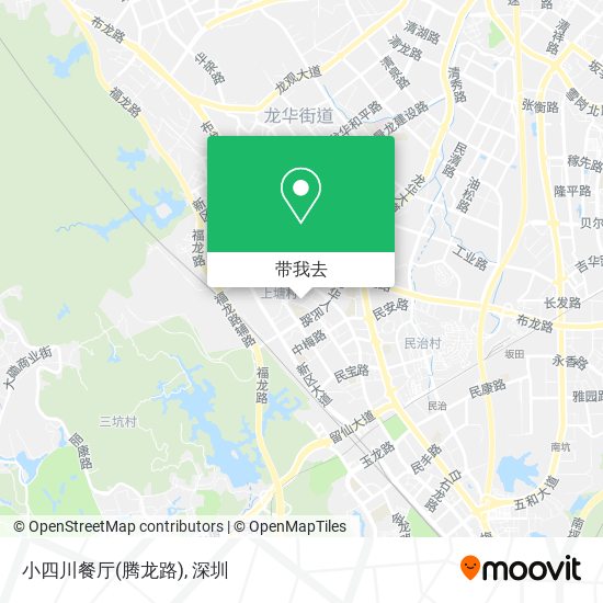 小四川餐厅(腾龙路)地图