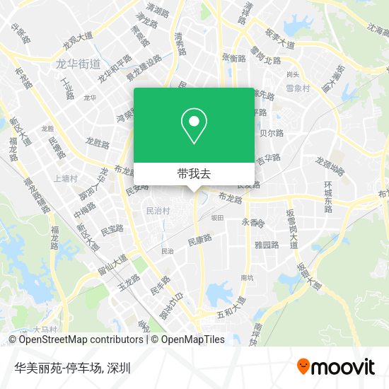 华美丽苑-停车场地图