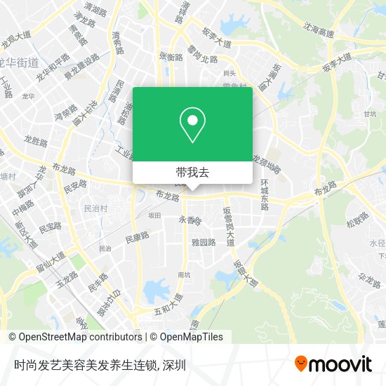 时尚发艺美容美发养生连锁地图