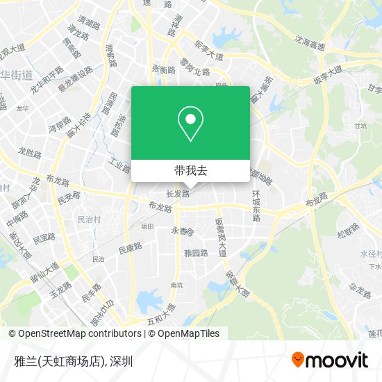 雅兰(天虹商场店)地图