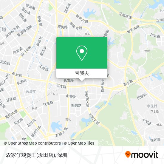 农家仔鸡煲王(坂田店)地图