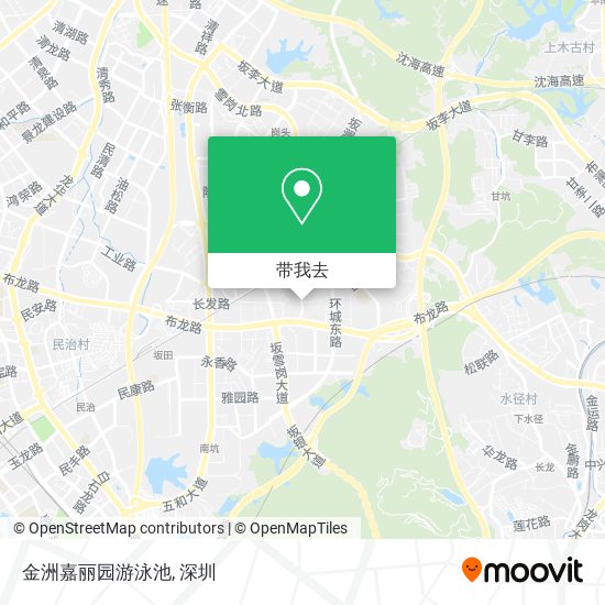 金洲嘉丽园游泳池地图