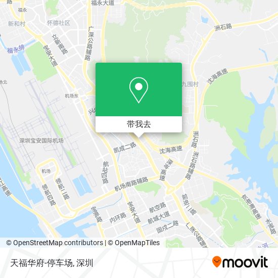 天福华府-停车场地图