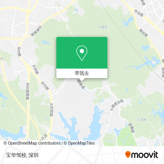 宝华驾校地图