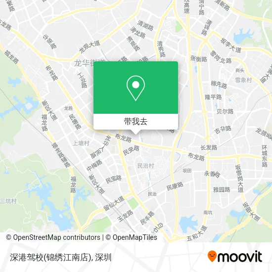 深港驾校(锦绣江南店)地图