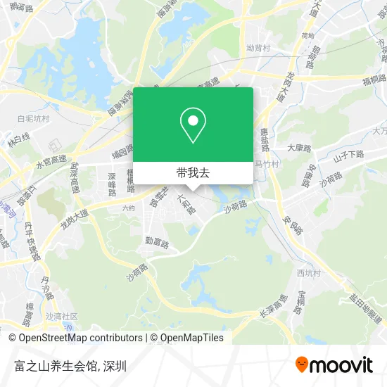 富之山养生会馆地图