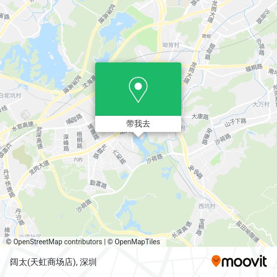 阔太(天虹商场店)地图