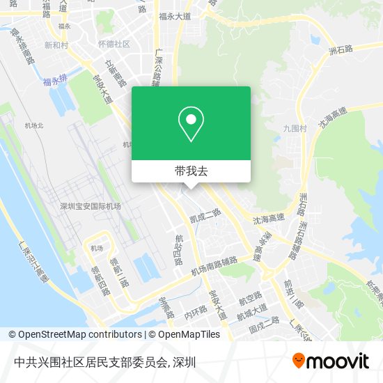 中共兴围社区居民支部委员会地图
