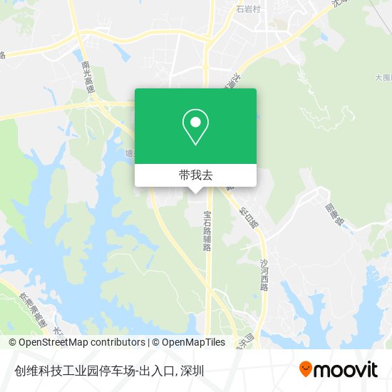 创维科技工业园停车场-出入口地图