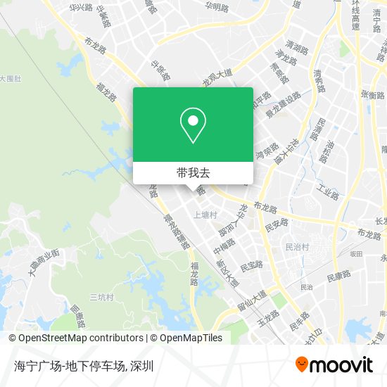 海宁广场-地下停车场地图