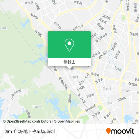 海宁广场-地下停车场地图