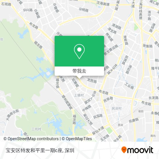 宝安区特发和平里一期c座地图