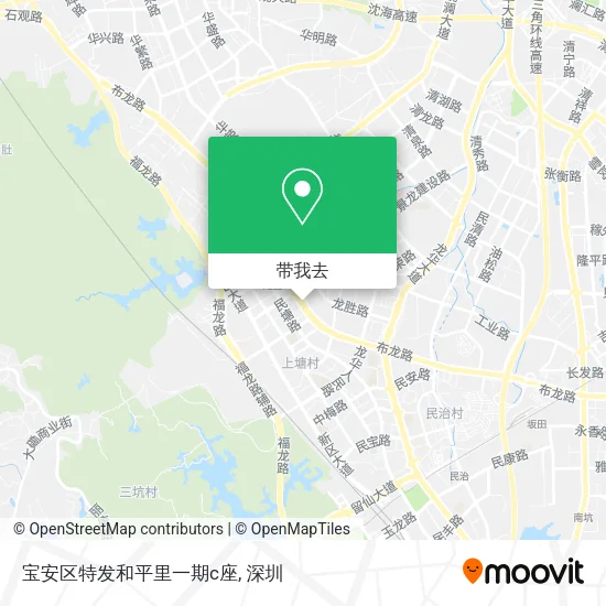 宝安区特发和平里一期c座地图