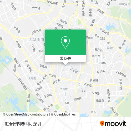 汇食街四巷1栋地图