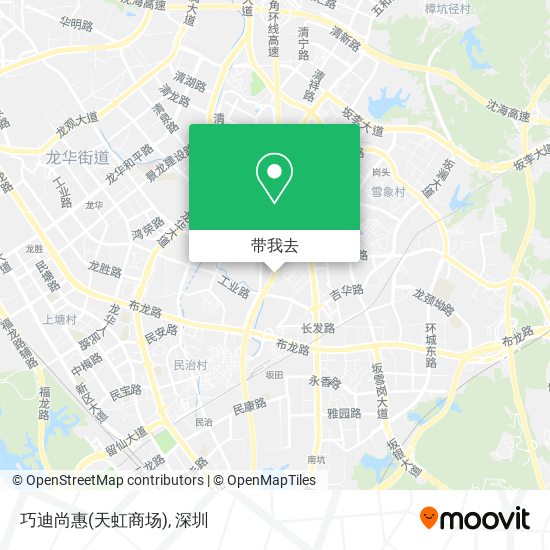 巧迪尚惠(天虹商场)地图