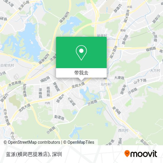 蓝派(横岗芭提雅店)地图