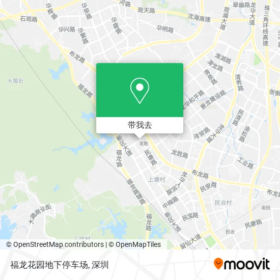 福龙花园地下停车场地图