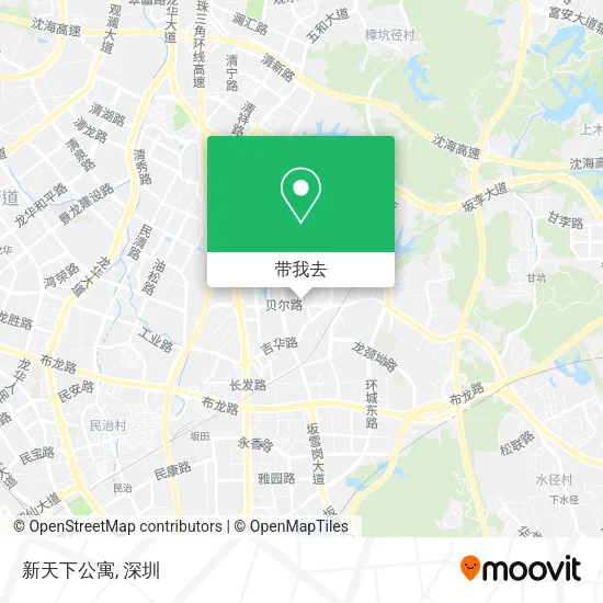 新天下公寓地图