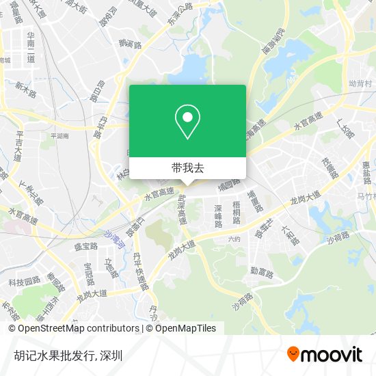 胡记水果批发行地图