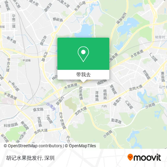 胡记水果批发行地图