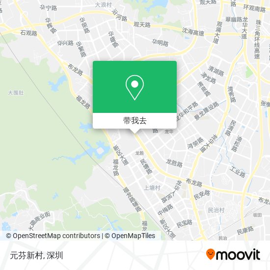 元芬新村地图